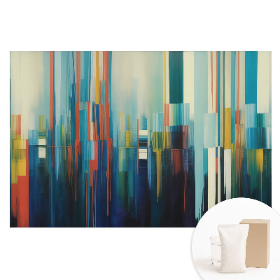Tapet foto mare pentru perete Dungi verticale colorate de abstracție