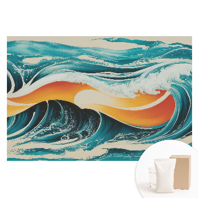 Tapet nețesut Ocean abstract de energie