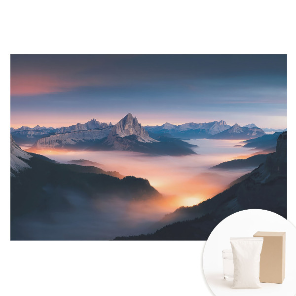 Tapet nețesut cu imprimeu Magia peisajului montan