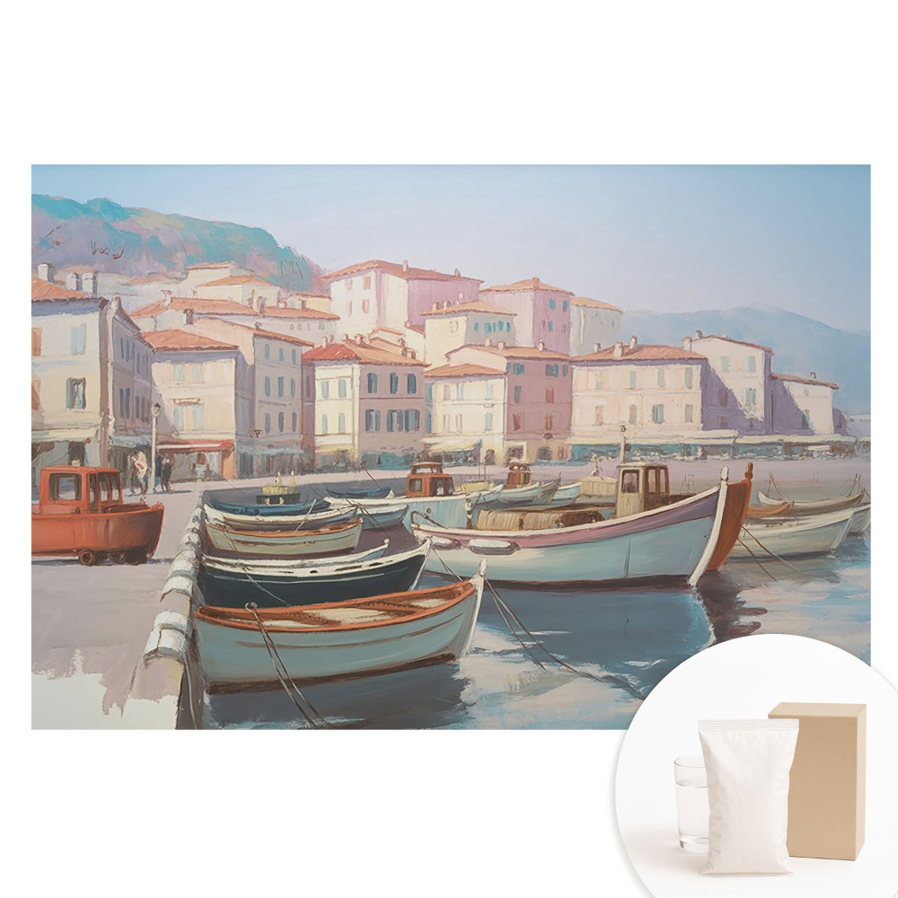 Tapet fotografic pe material nețesut Marina clasică, calmă, simetrie