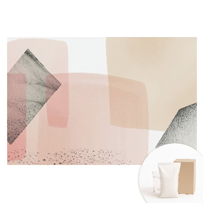Fototapet din material nețesut cu imprimeu Geometria subtilă a formelor pastelate