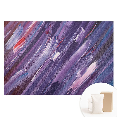 Tapet fotografic nețesut Dungi abstracte de violet și albastru