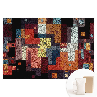 Fototapet cu imprimeu pe material nețesut Abstracție geometrică colorată