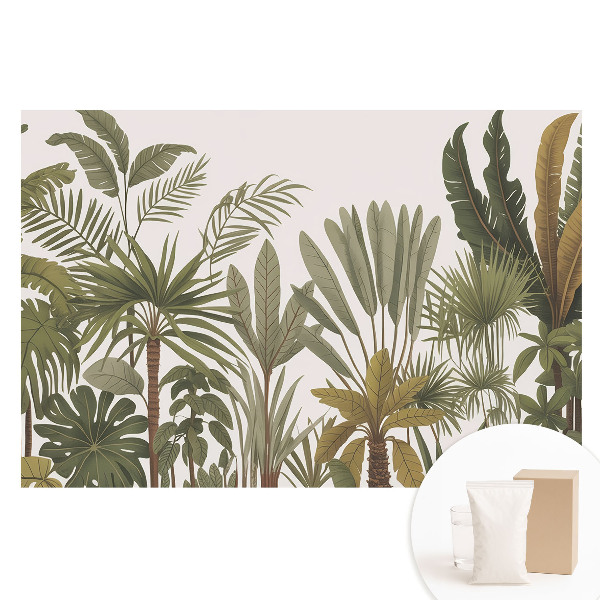 Tapet foto pe material nețesut Vegetație tropicală plină de armonie