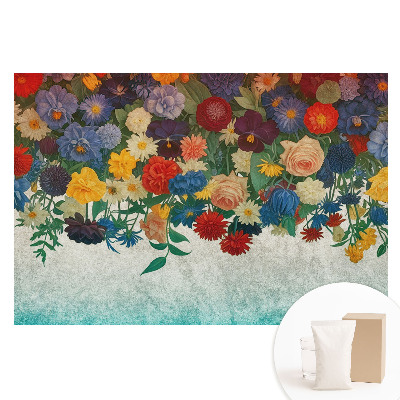 Fototapet cu imprimeu pe material nețesut Motiv floral rustic de armonie.