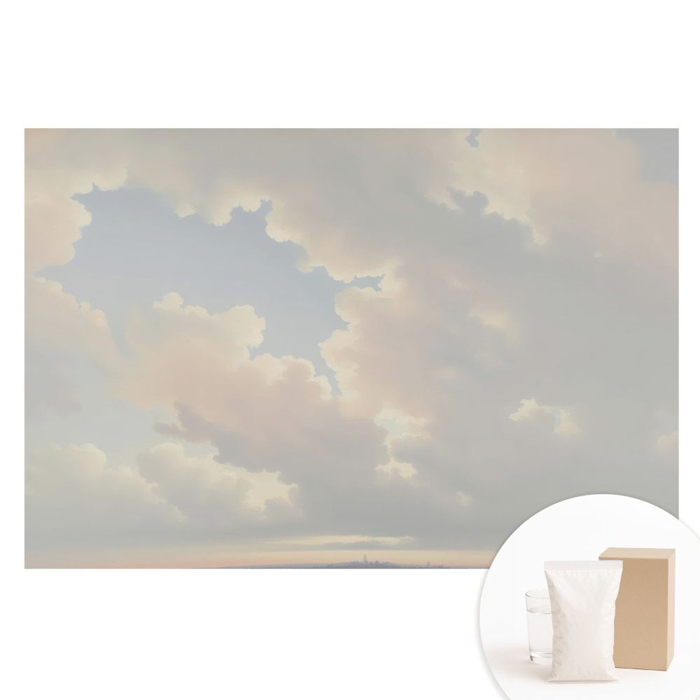 Tapet fotografic din material nețesut cu design de cer decorativ cu nori