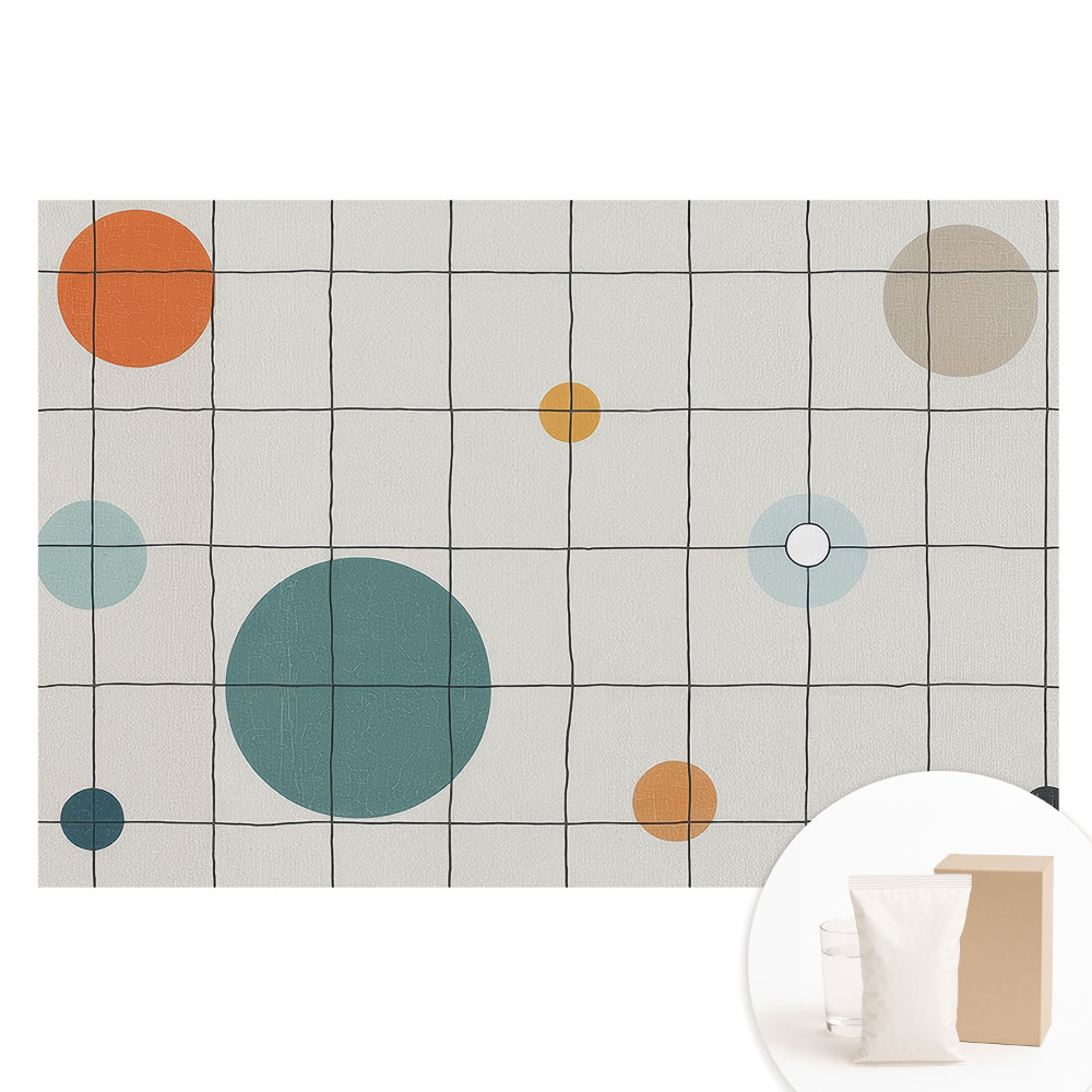 Tapet nețesut cu model geometric modern