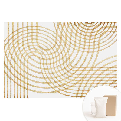 Tapet foto mare pentru perete cu model geometric împletit elegant și dinamic