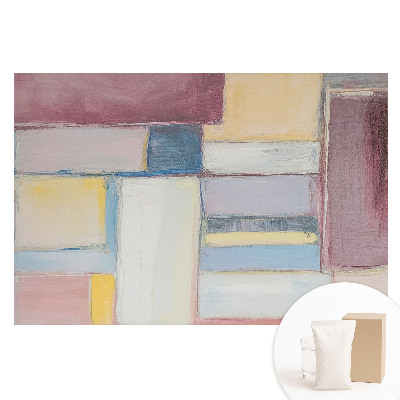 Tapet foto pe material nețesut Dreptunghiuri colorate, armonia modernității