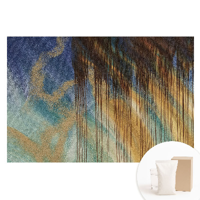 Tapet nețesut cu imprimeu Model abstract cu linii colorate