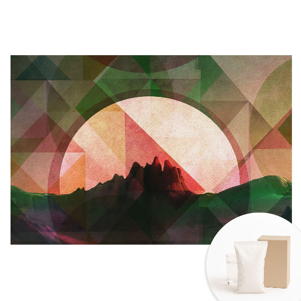 Tapet nețesut Munți geometrici la vest