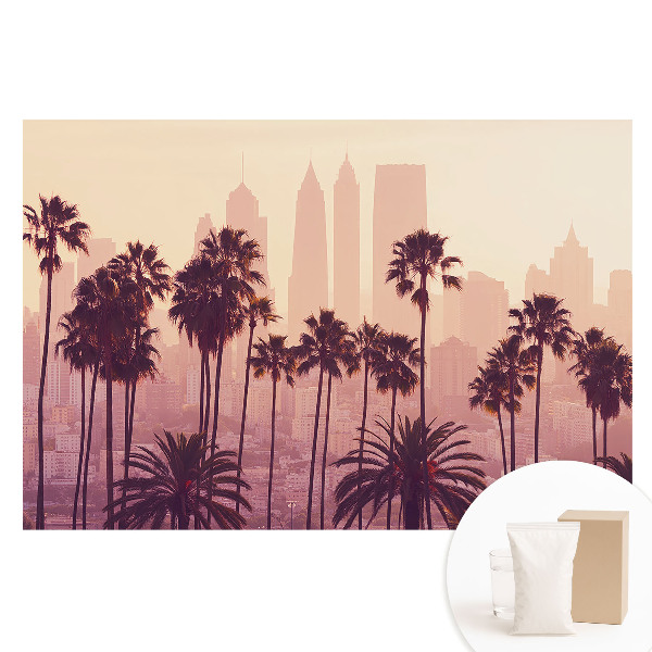 Tapet foto pe material nețesut Palmieri atmosferici la apus