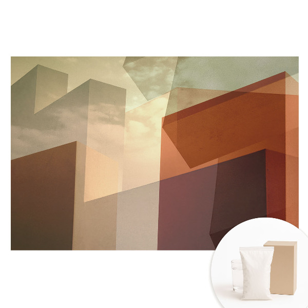 Fototapet cu imprimeu pe material nețesut Forme geometrice pe fundalul cerului