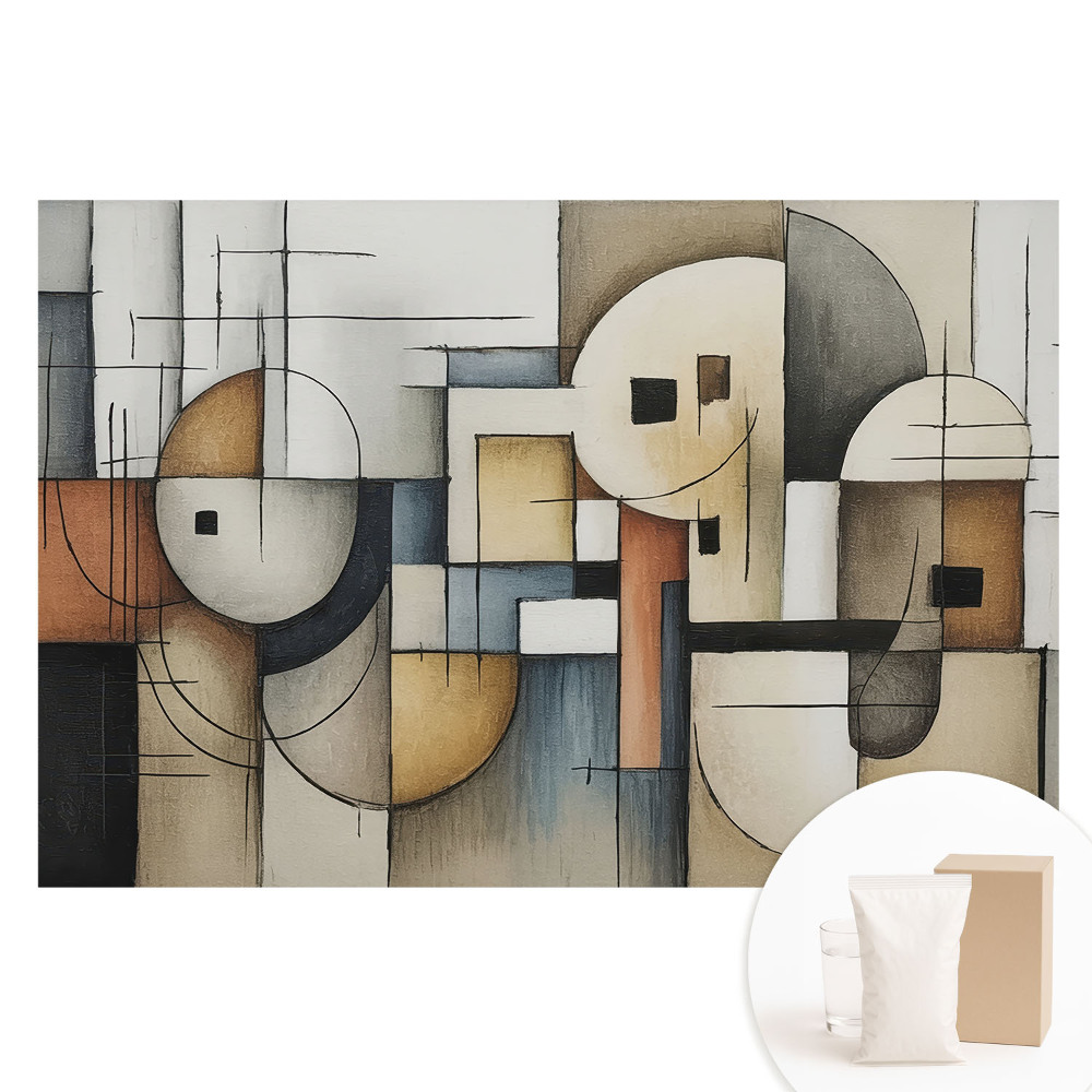 Tapet fotografic nețesut Forme geometrice abstracte
