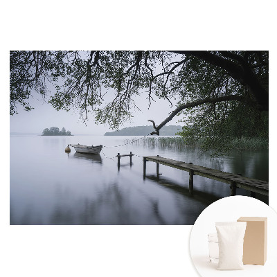 Fototapet din material nețesut cu peisaj relaxant lângă lac