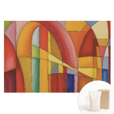 Fototapet cu imprimeu pe material nețesut Arcuri geometrice colorate