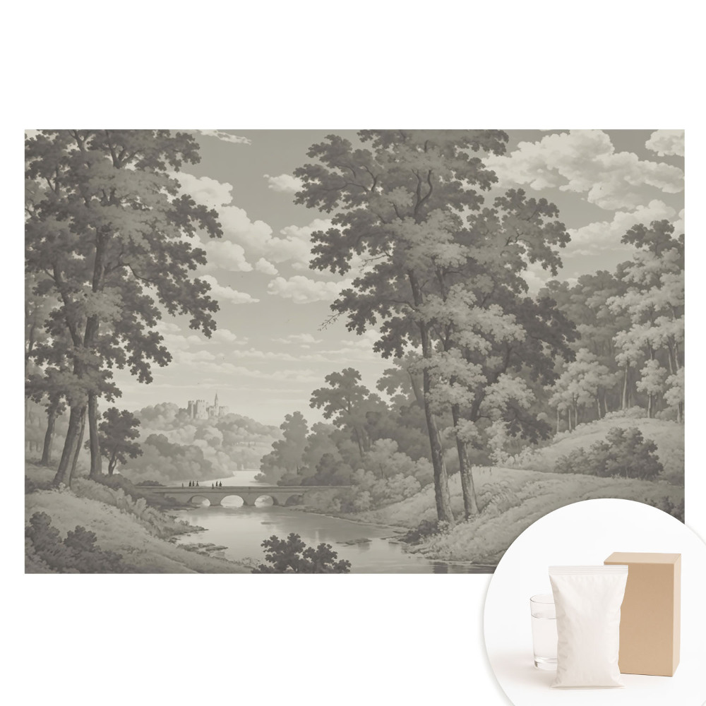 Tapet nețesut Peisaj clasic cu un pod