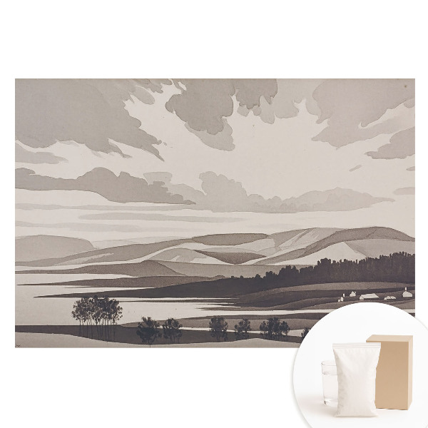 Tapet nețesut cu imprimeu Peisaj montan, armonie pașnică a naturii