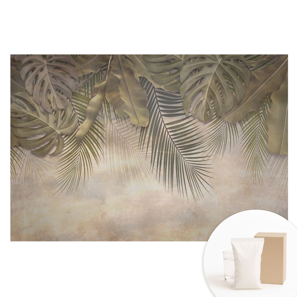 Tapet fotografic nețesut Eleganță exotică în nuanțe naturale