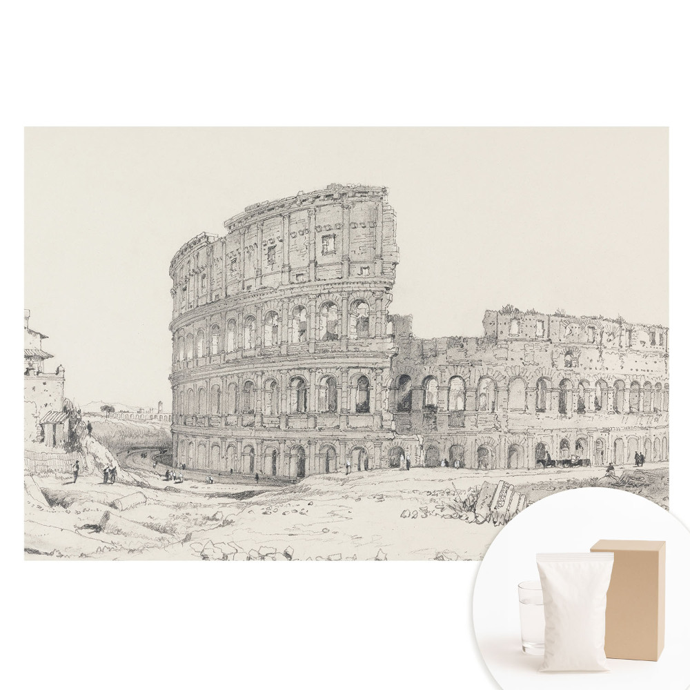 Tapet fotografic pe material nețesut Arhitectură clasică într-o abordare delicată