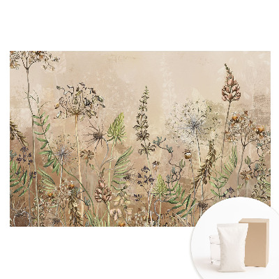 Tapet foto mare pentru perete Motive vegetale pastelate