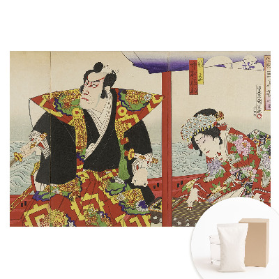 Tapet foto pe material nețesut Artă tradițională japoneză, eleganță, bogăție