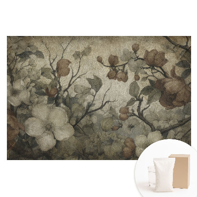 Tapet nețesut cu model floral rustic