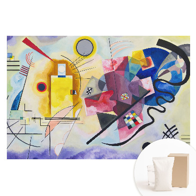 Tapet nețesut cu imprimeu Forme abstracte modele colorate