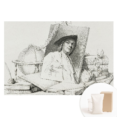 Tapet foto pe material nețesut Ilustrație clasică de portret