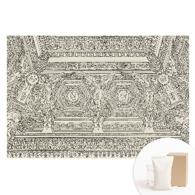 Tapet fotografic din material nețesut cu ornament clasic detaliat