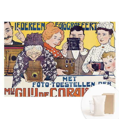Fototapet din material nețesut cu design publicitar cameră foto retro