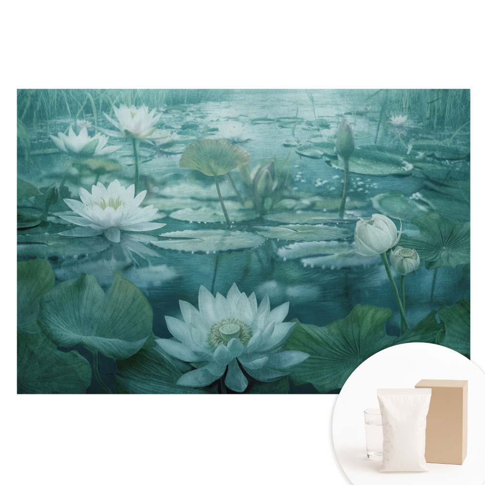 Tapet fotografic nețesut Iazul Magic al Nuferilor