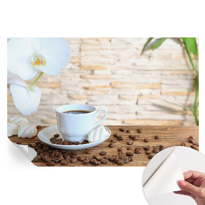 Fototapet modern pentru sufragerie Relaxare florală