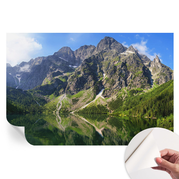 Fototapet modern pentru sufragerie Munți pitorești