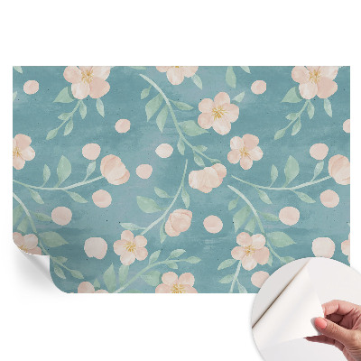 Tapet autoadeziv pentru camera de zi Eleganță florală