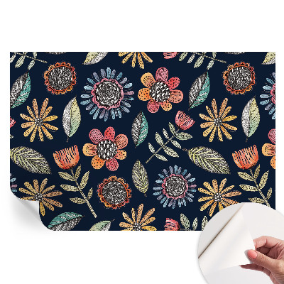 Tapet fotografic autoadeziv Mozaic floral
