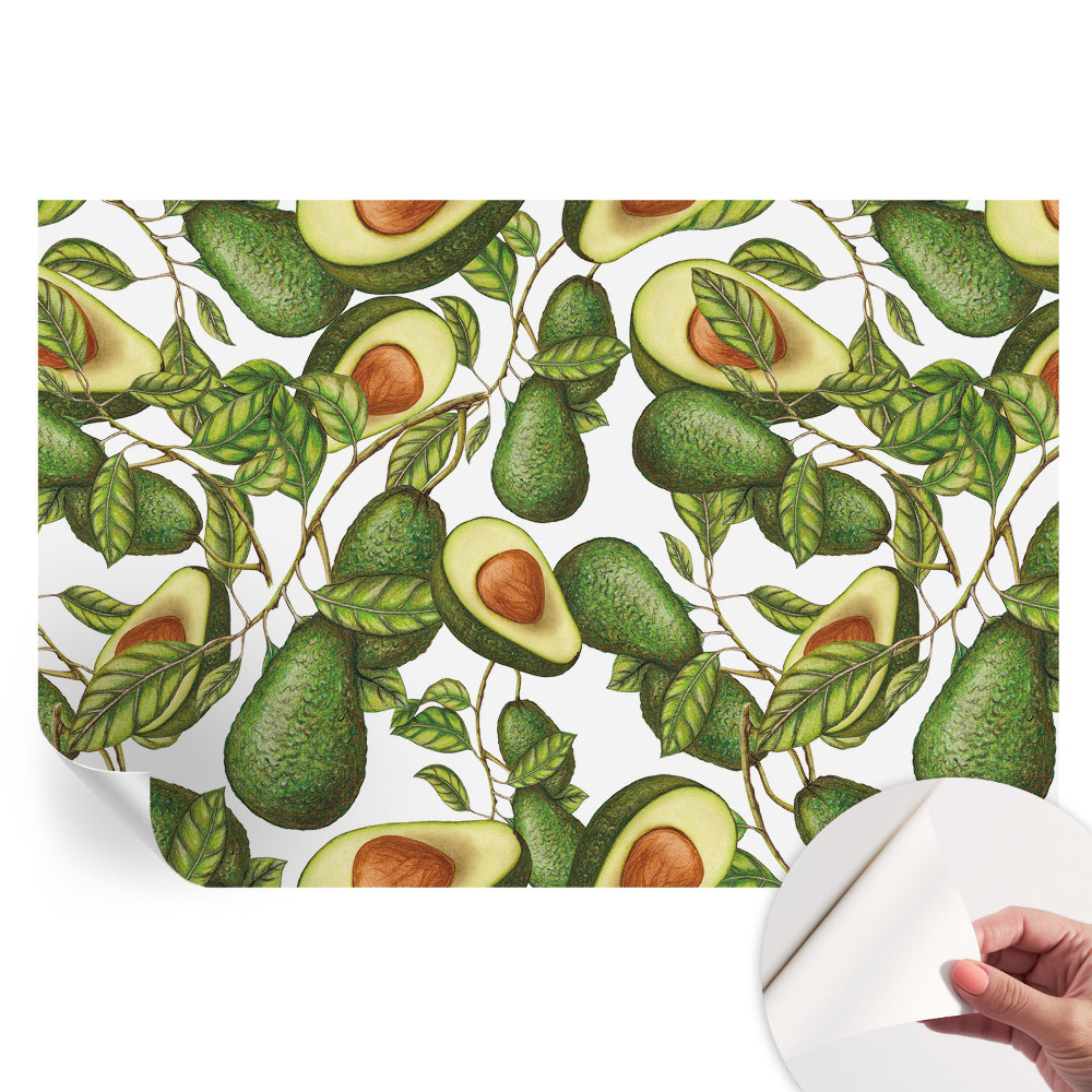 Fototapet autoadeziv pentru dormitor Model de avocado