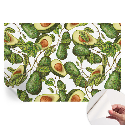 Fototapet autoadeziv pentru dormitor Model de avocado