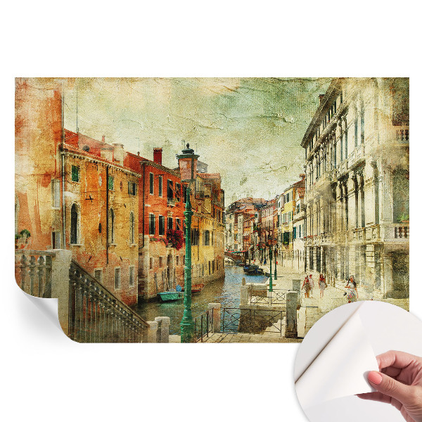 Fototapet modern pentru sufragerie Impresie urbană