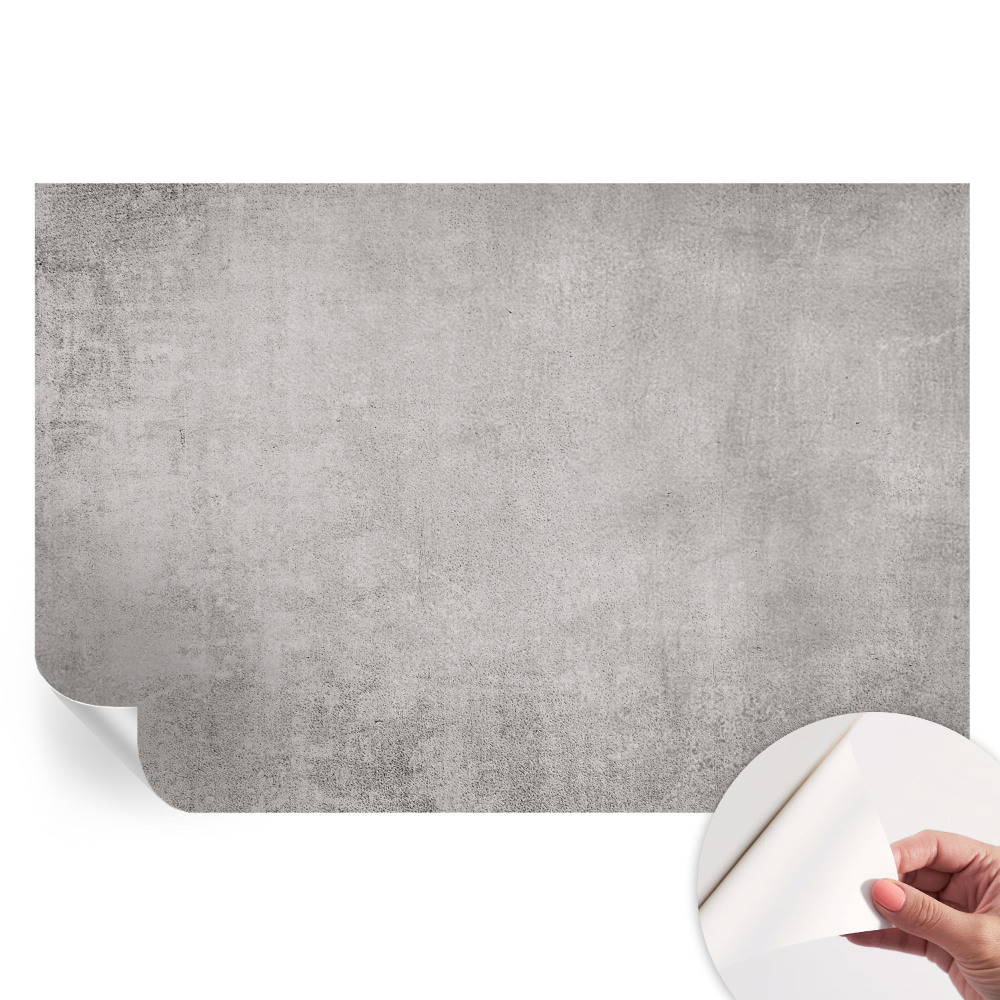 Fototapet autoadeziv pentru dormitor cu model de beton