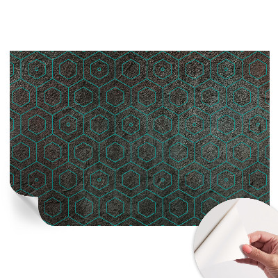 Fototapet modern pentru sufragerie Model geometric