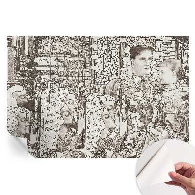 Fototapet autoadeziv Portrete florale