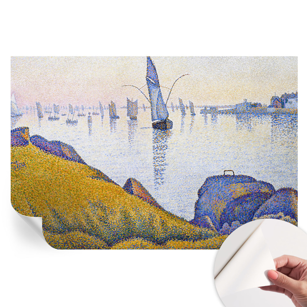 Tapet autoadeziv pentru camera de zi Reflexie a velei