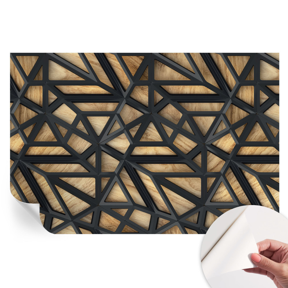 Tapet fotografic autoadeziv Conexiune geometrică