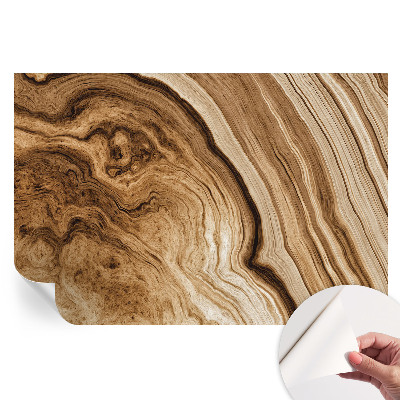 Fototapet modern pentru sufragerie cu model de fibre de lemn