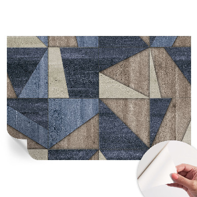 Fototapet modern pentru sufragerie Modele geometrice