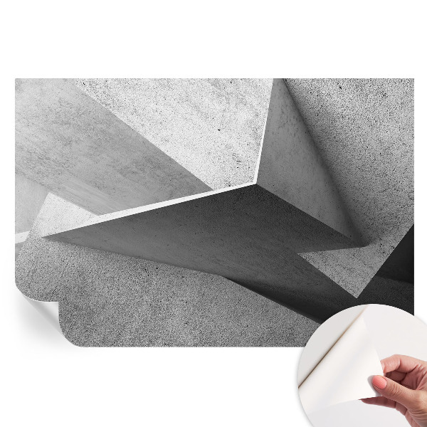 Tapet autoadeziv pentru camera de zi Structuri geometrice