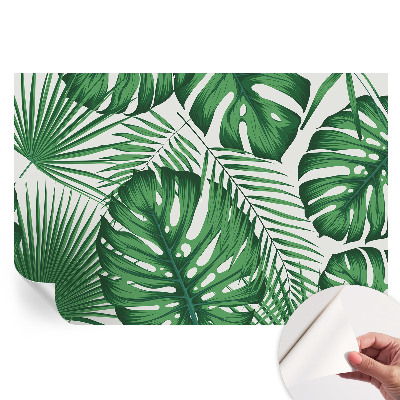 Tapet fotografic autoadeziv cu frunze tropicale