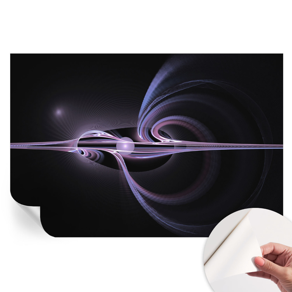 Tapet autoadeziv pentru camera de zi Abstracție cosmică