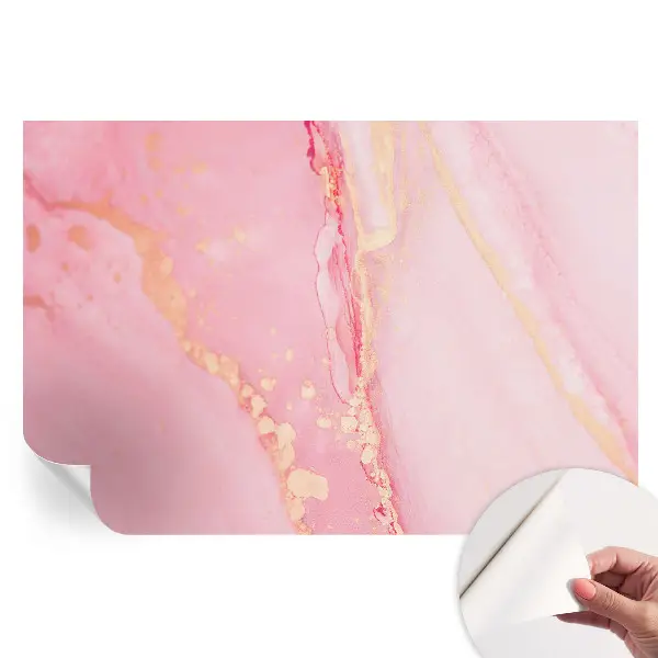 Tapet autoadeziv pentru camera de zi Abstracție pastelată